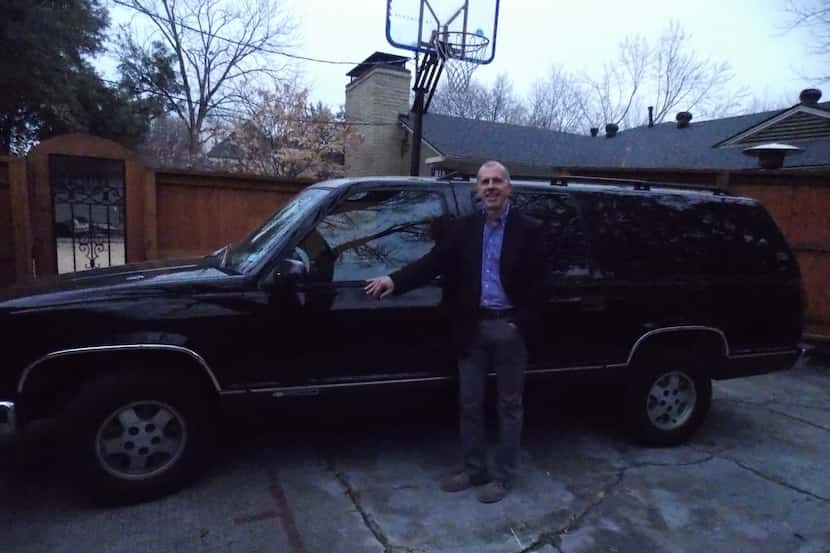 Columnist Kevin Sherrington stands in front of his 1995 Suburban. Sherrington retired the...