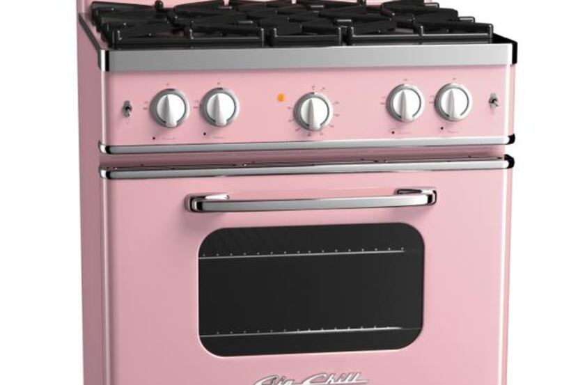 
This photo provided by Big Chill shows an oven in the color of pink lemonade. With strong...