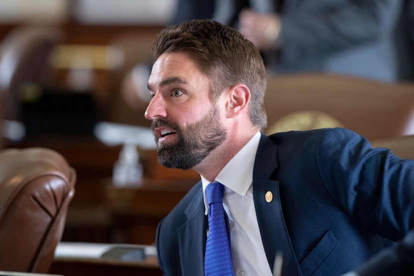 Dallas, area delegation to the Texas House, includes State Rep Jeff Leach, R-Plano in action...