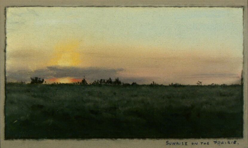  Sunrise on the Prairie  (1885),  by Frank Reaugh.  (Panhandle-Plains Historical Museum,...