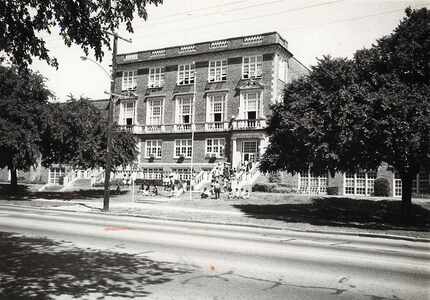 An undated photo of James Madison High School, previously named Forest Avenue High School.