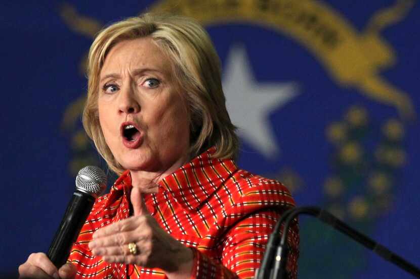 
Democratic presidential candidate Hillary Rodham Clinton 
