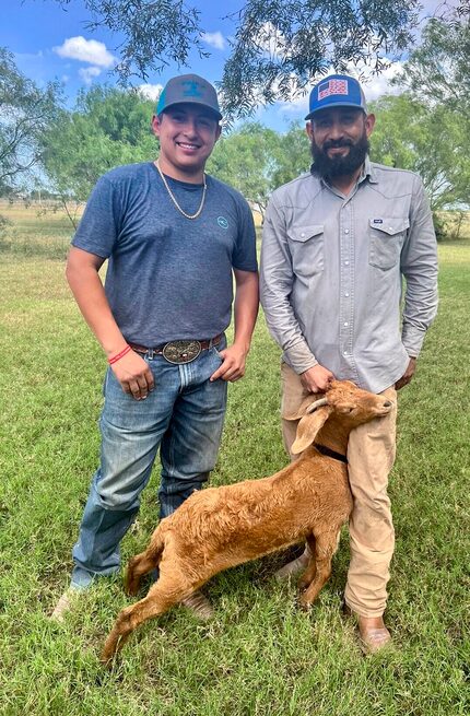 Ricardo Rojas III (left) and Sammy Ambriz captured Willy on Monday.