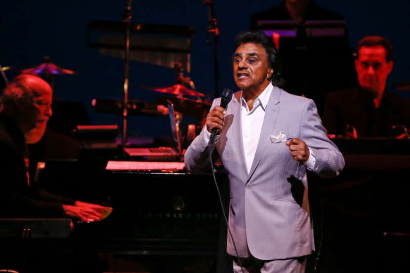 Johnny Mathis performed at the Winspear Opera House in Dallas on Thursday.