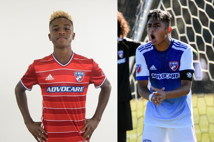 Dante Sealy (left) and Edwin Villarreal have been called into the latest US U16 team.