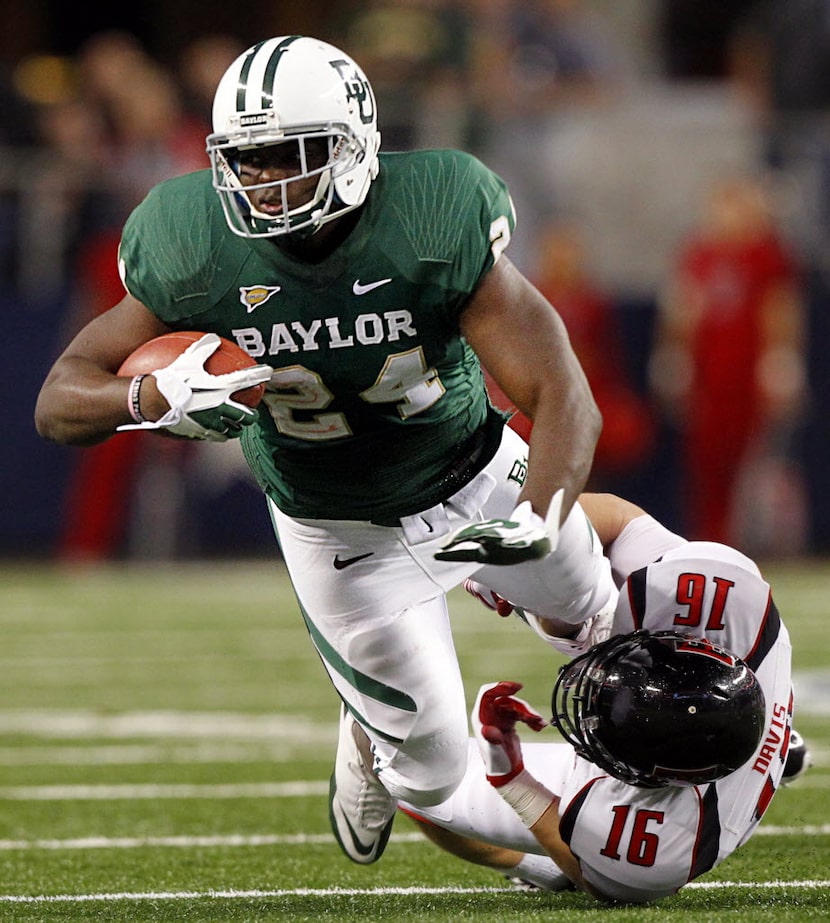 Second-team running backs: Terrance Ganaway (pictured, 15% of the vote); Larry Hickman (10%...