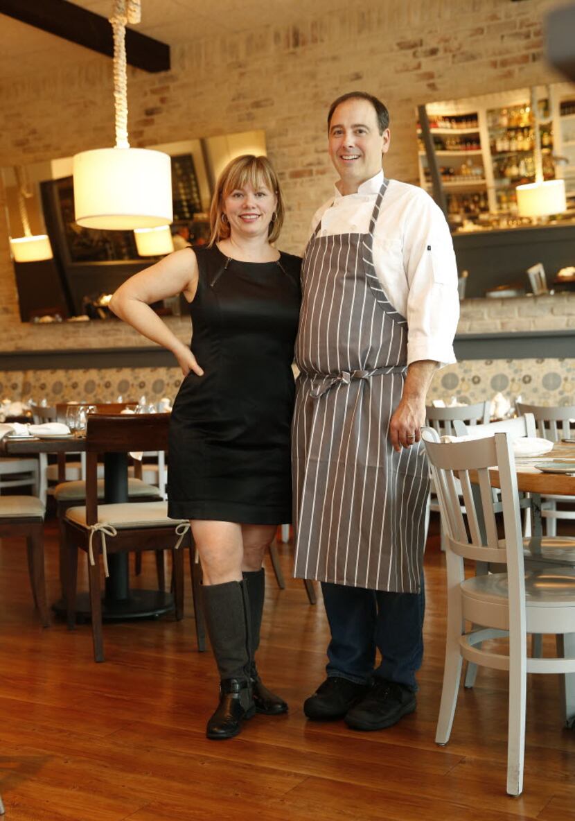 Allison Yoder and chef Stephen Rogers at Gemma in 2015. The couple (he's chef, she runs the...