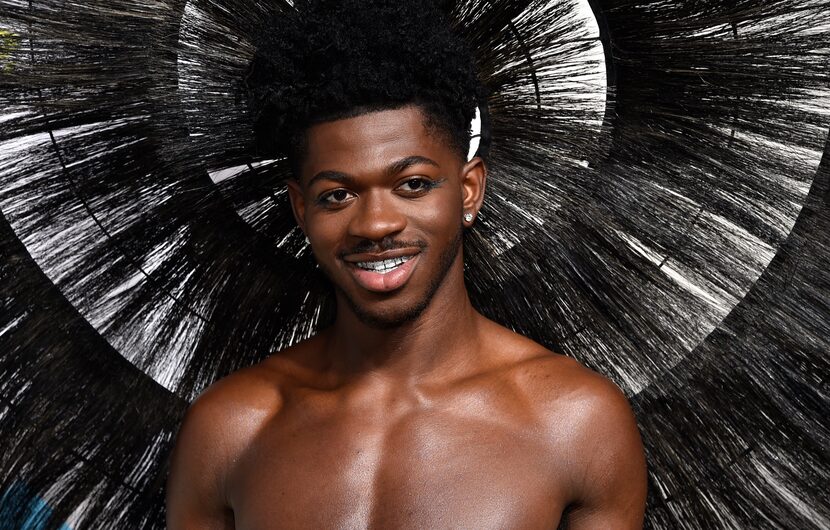 Lil Nas X arrives at the MTV Video Music Awards at the Prudential Center on Sunday, Aug. 28,...