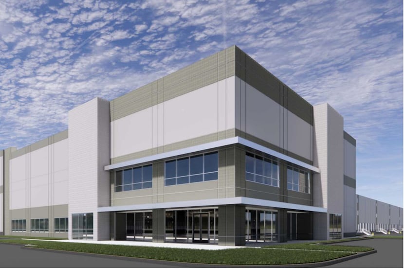 Prologis recently added two more big warehouse buildings in the Mountain Creek business park...