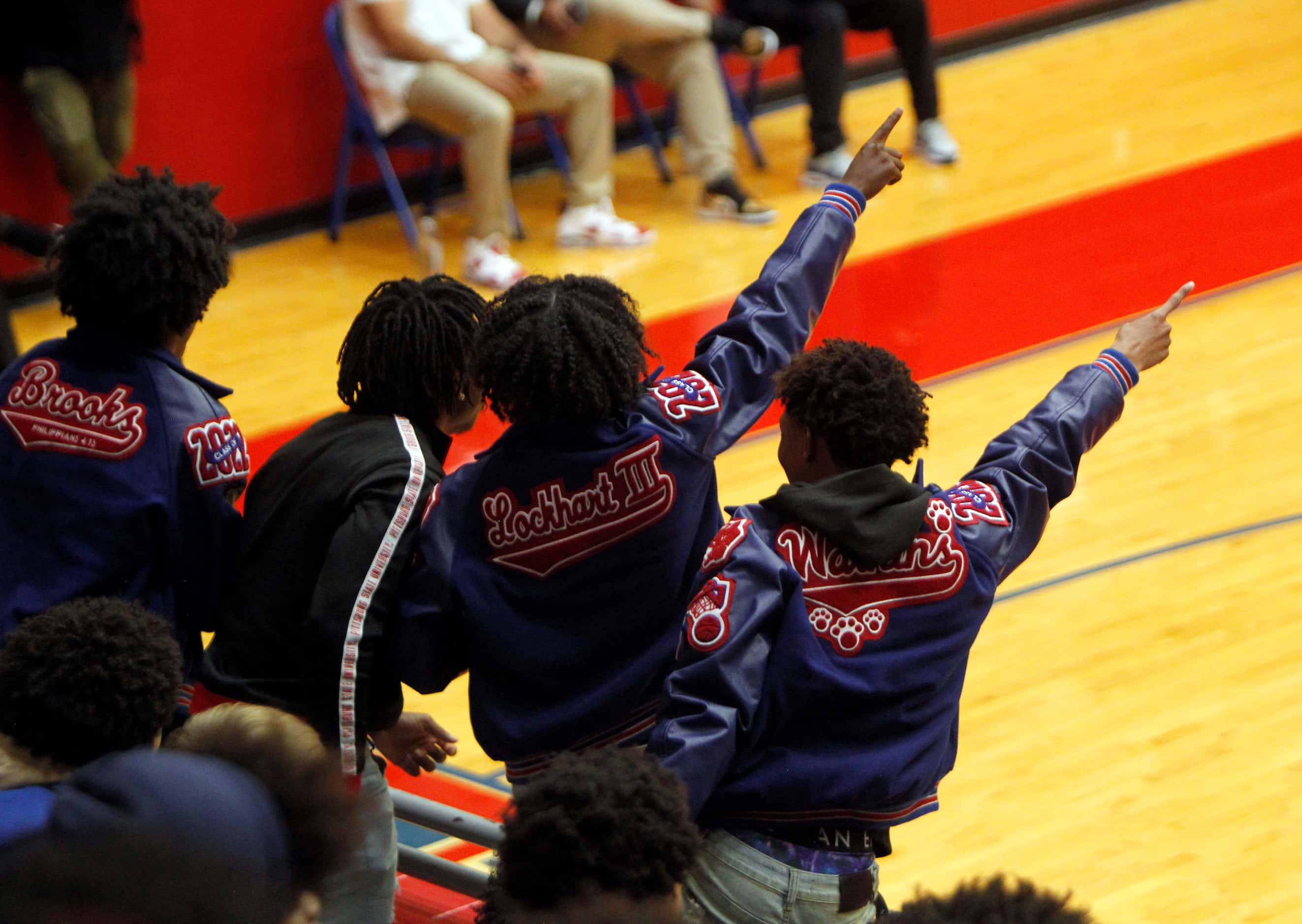 Duncanville fans react to a turnover during the first half of their game against DeSoto.The...