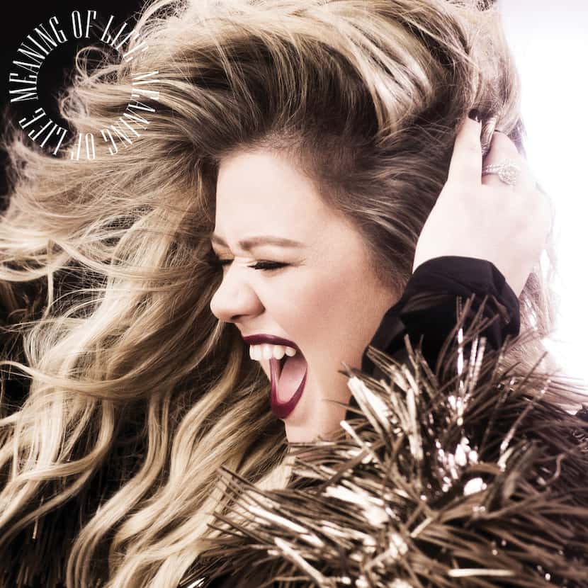 This image released by Atlantic shows "Meaning of Life," by Kelly Clarkson. 