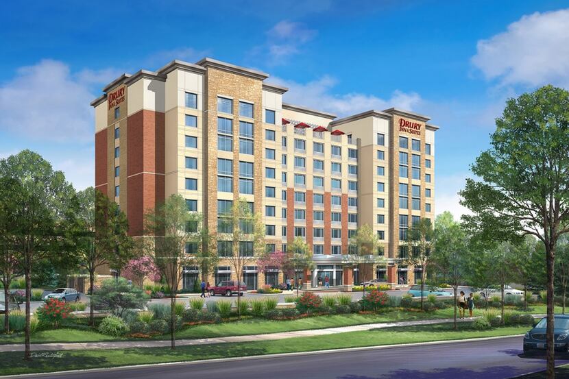  This rendering shows the Drury Inn & Suites Frisco that will open in 2017. (Courtesy Drury...