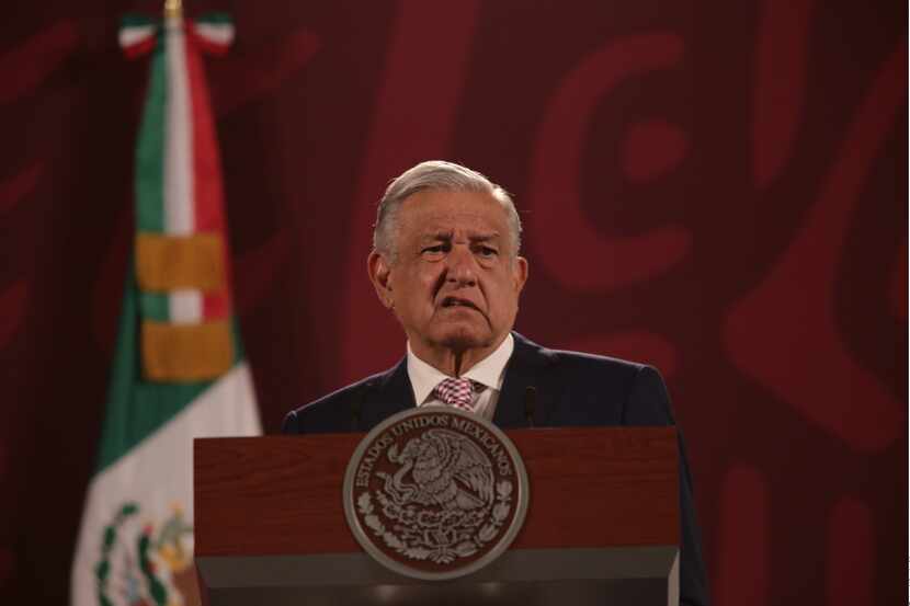 En esta foto de archivo sin fecha, se ve al presidente mexicano Andrés Manuel López Obrador...