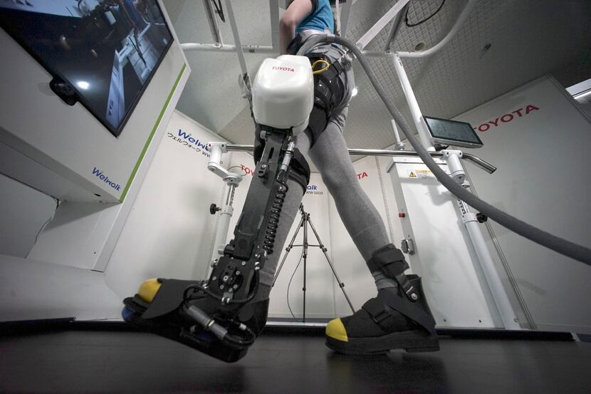 Toyota develops robotic leg brace that helps partially paralyzed people walk
