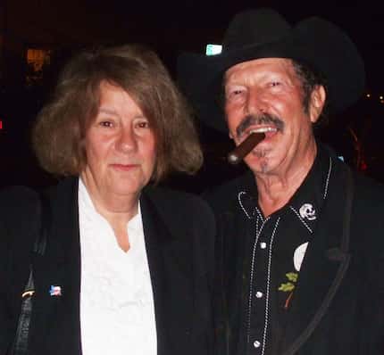 Mary Lou Sullivan (left) spent seven years getting to know the real Kinky Friedman. Bless...