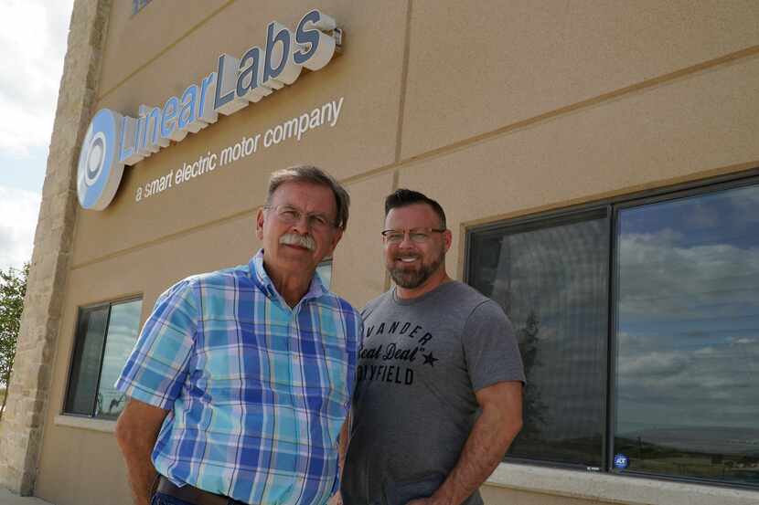 Father-son duo Fred (left) and Brad Hunstable began tinkering with electric motors as a...