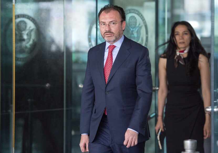 Mexican Foreign Secretary Luis Videgaray Caso met with U.S. Secretary of State Rex Tillerson...