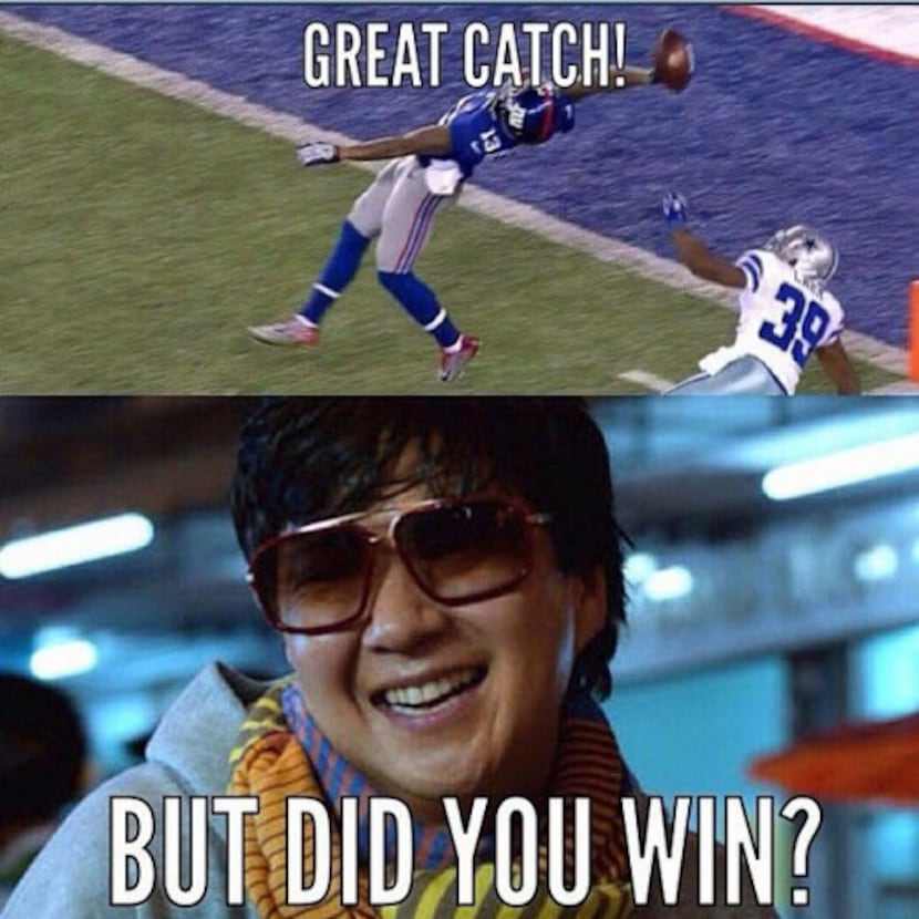 Meme warfare: Cowboys win this one over Eli Manning and hated NY Giants