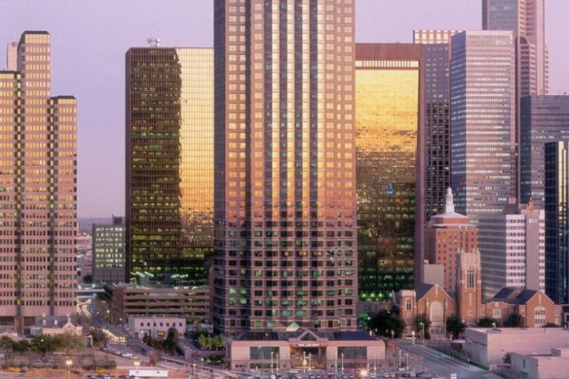 The Trammell Crow Center on Ross Avenue is at the top of the list of potential office...