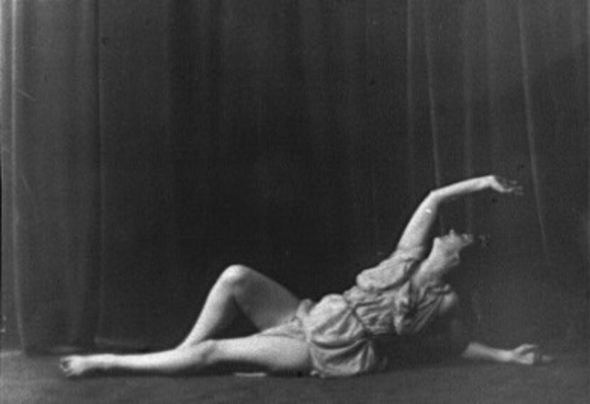 Dancer Isadora Duncan, in a photo taken between 1916 and 1918.