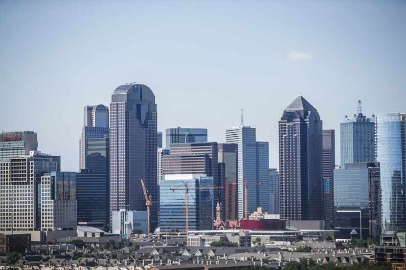 Downtown Dallas in boom.