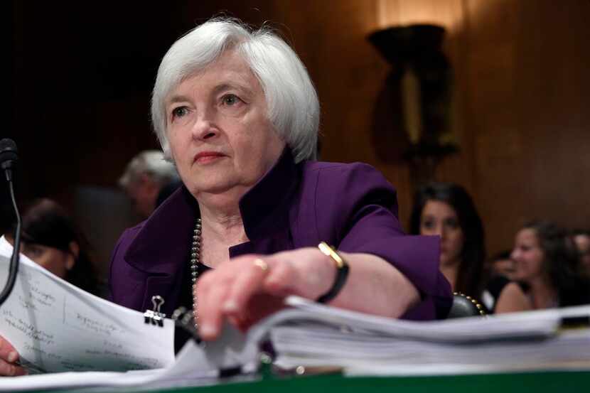 
Federal Reserve Chair Janet Yellen may lead policymakers in slowly raising the benchmark...