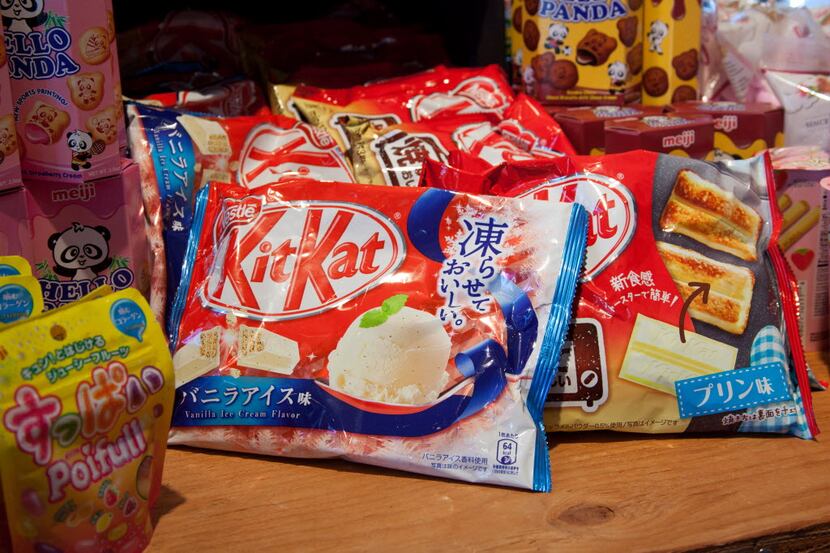 KitKats and other goodies from Japan are among the attractions at Rocket Fizz.