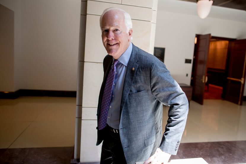 Texas Sen. John Cornyn, a Republican, raised more than $2.5 million for his re-election...