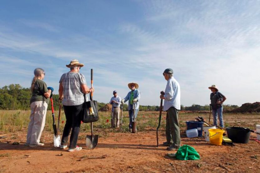 
“It’s good to do something positive out here for a change,” said Richard Grayson, a leader...