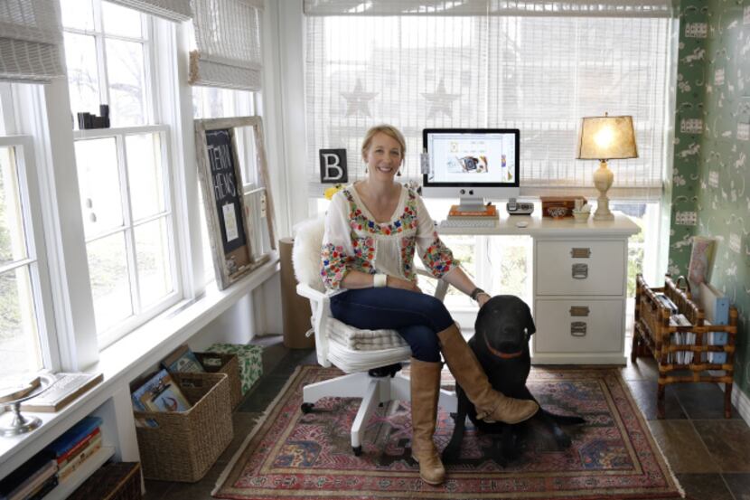 The sunny room that Bonnie Cross uses for her office is what sold her on the M Streets home.