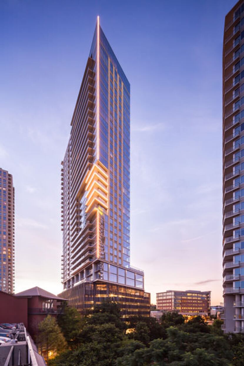 Endeavor Real Estate developed the 36-story Bowie mixed-use tower in downtown Austin.