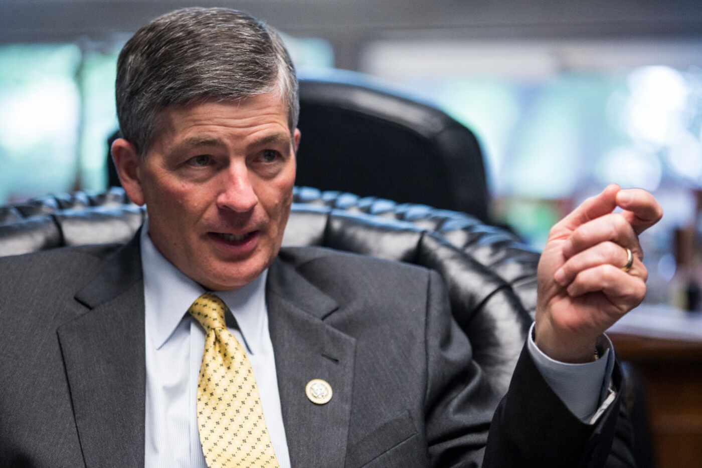 Rep. Jeb Hensarling, R-Dallas, said that "to have the government punish companies or banks...