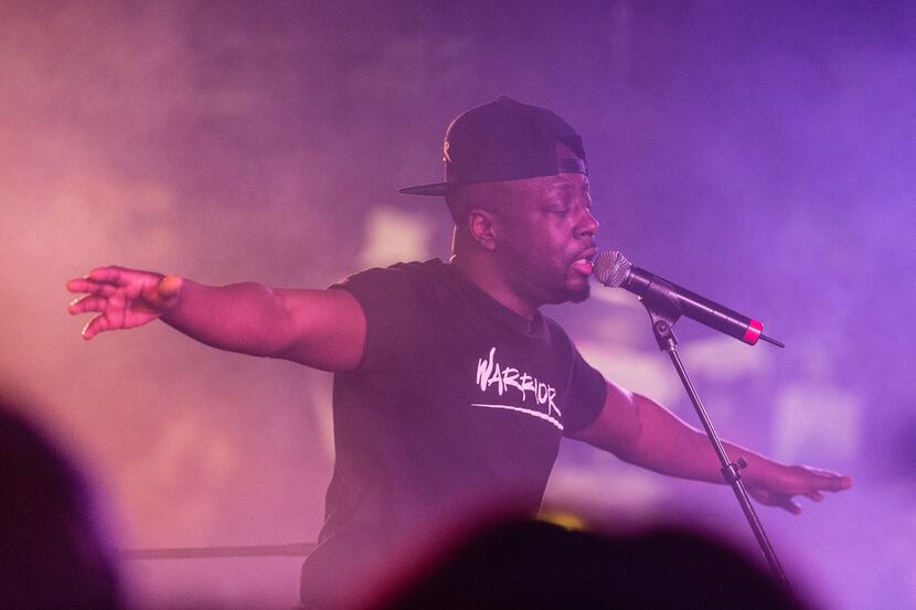 Wyclef Jean attends the Asbury Park Music and Film Festival at The Stone Pony on Saturday,...