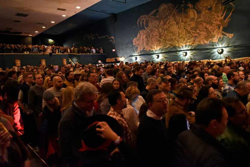 Music fans pack the Granada Theater as they wait for Willie Nelson and Family to hit the...