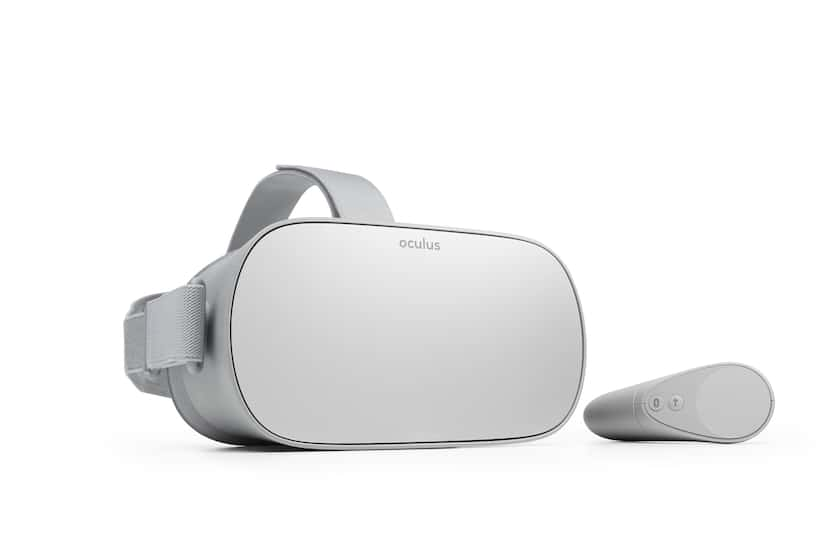 The Oculus Go headset and controller