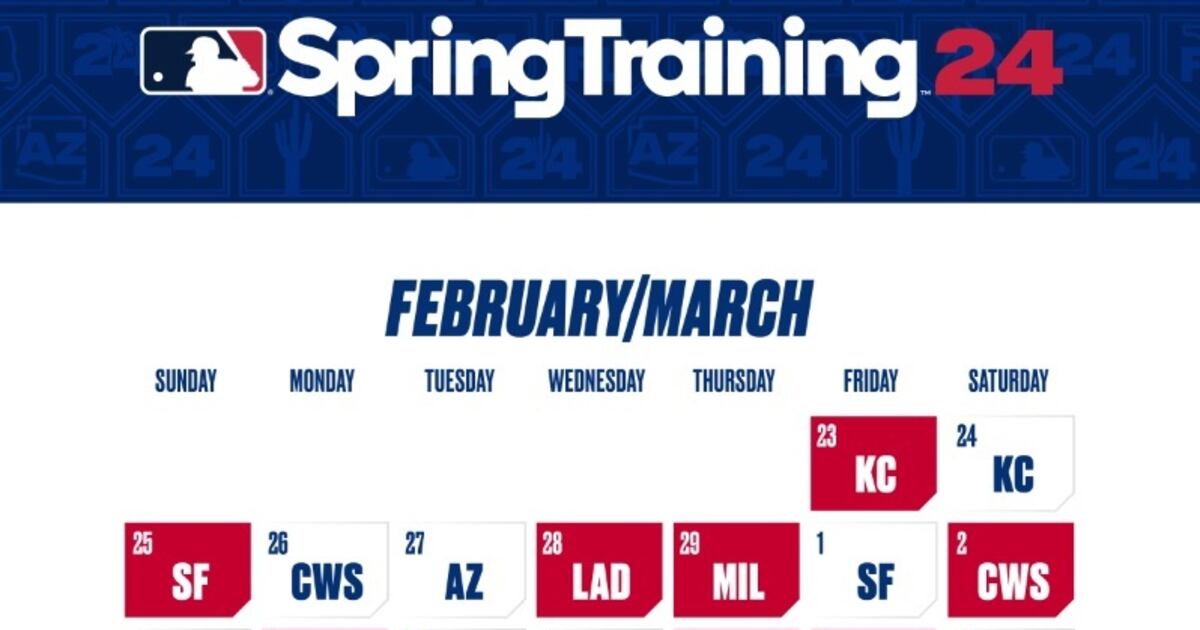 Atlanta Braves 2019 spring training schedule