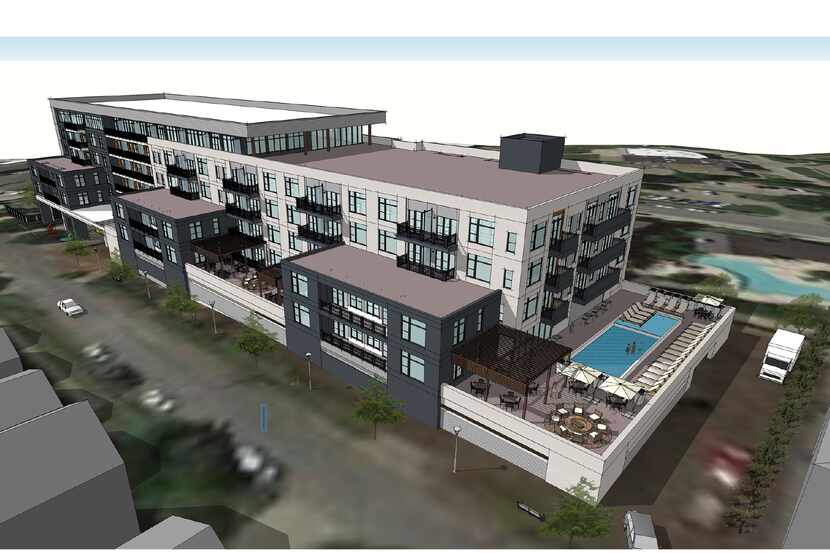 The Drake at White Rock Lake condo building will have 90 to 100 units.