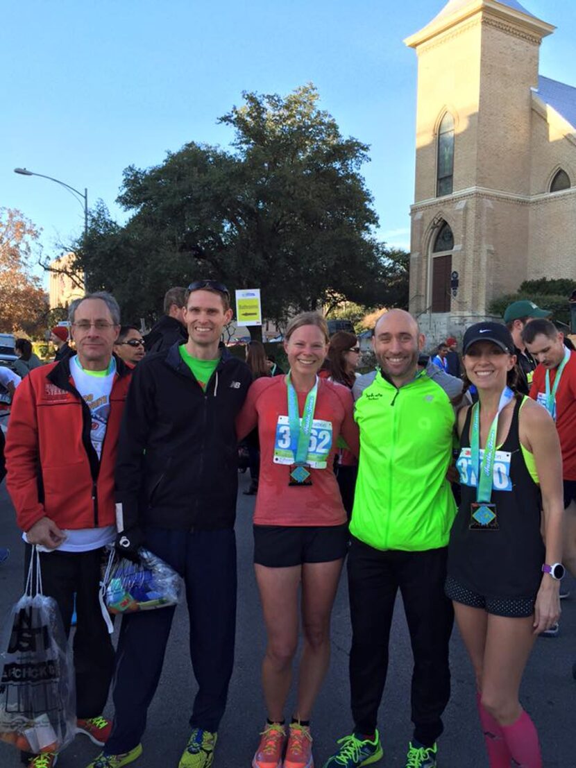 Jeff Kirk, Don Robertson, Michelle Blackard, Randy Bobe and Jessica Smith are all smiles...