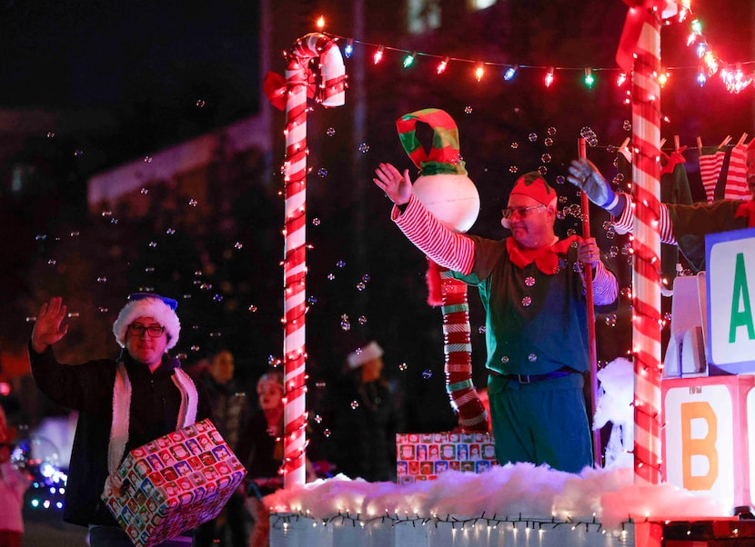 The McKinney Parade of Lights rolled through downtown McKinney on Dec. 15, 2022.