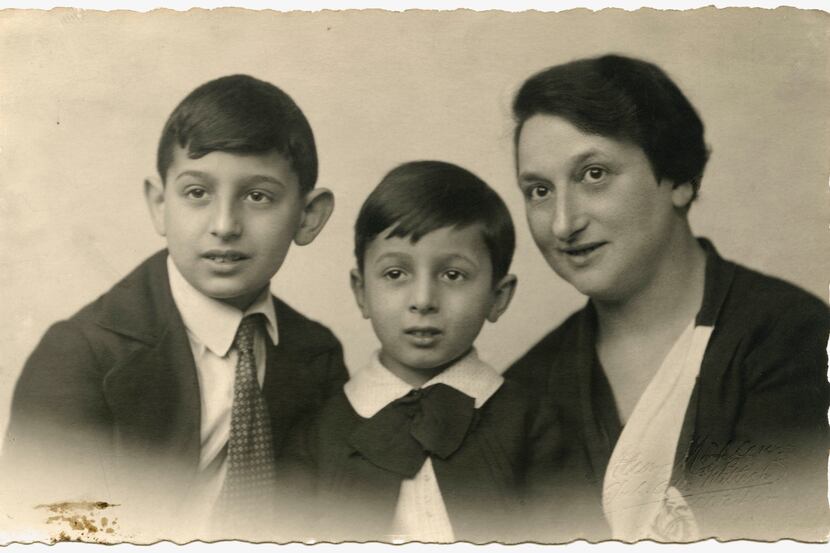 Guy Stern with his brother, Werner, and mother, Hedwig Stern (nee Silberberg). Guy Stern is...