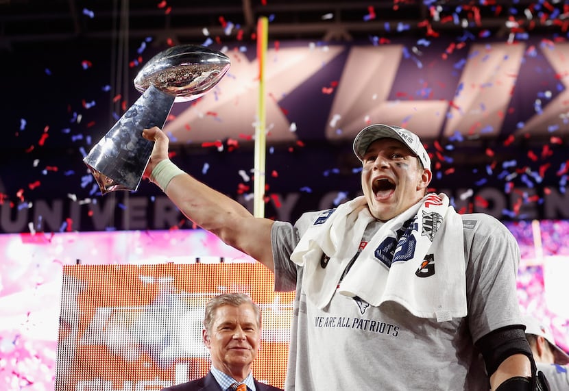 FILE - MARCH 25, 2019:  Rob Gronkowski, the NFL tight end who helped the New England...