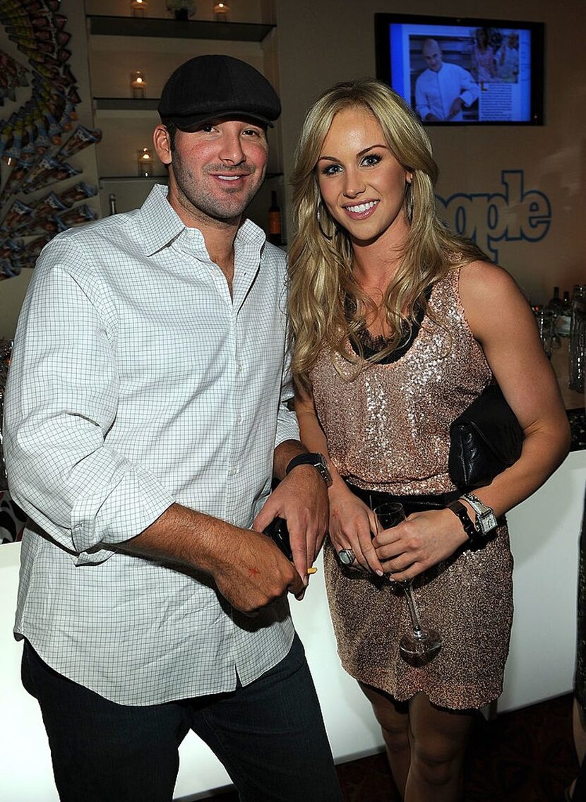 WASHINGTON - APRIL 30: NFL player Tony Romo and journalist Candice Crawford attend the...