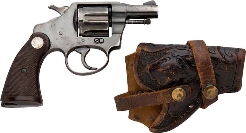 Gerald Hill's police revolver