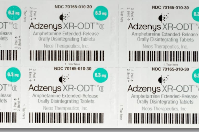 File photo of Adzenys XR-ODT, a drug to treat patients with attention deficit hyperactivity...