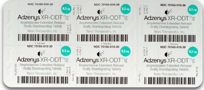 File photo of Adzenys XR-ODT, a drug to treat patients with attention deficit hyperactivity...