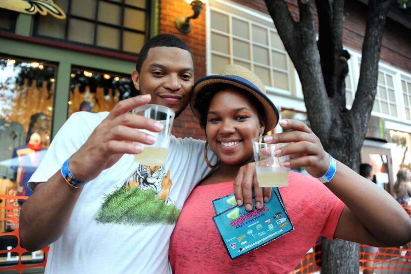 







Friends Bobby Bonner and Brittani Robinson checked out last year’s Margarita...