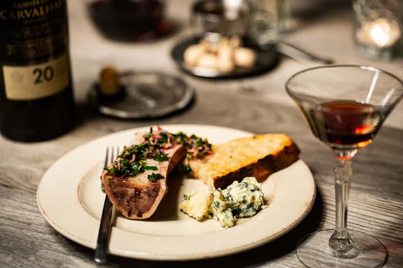 The bone marrow is one of the seasonal dishes on Fond's aperitivo menu. The downtown Dallas...