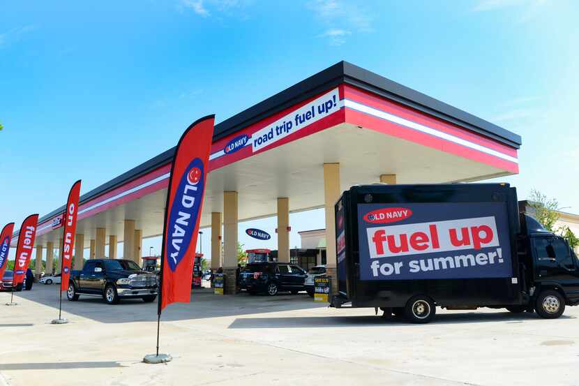 A RaceTrac convenience store near Orlando, Fla. where Old Navy gave away gas cards on...