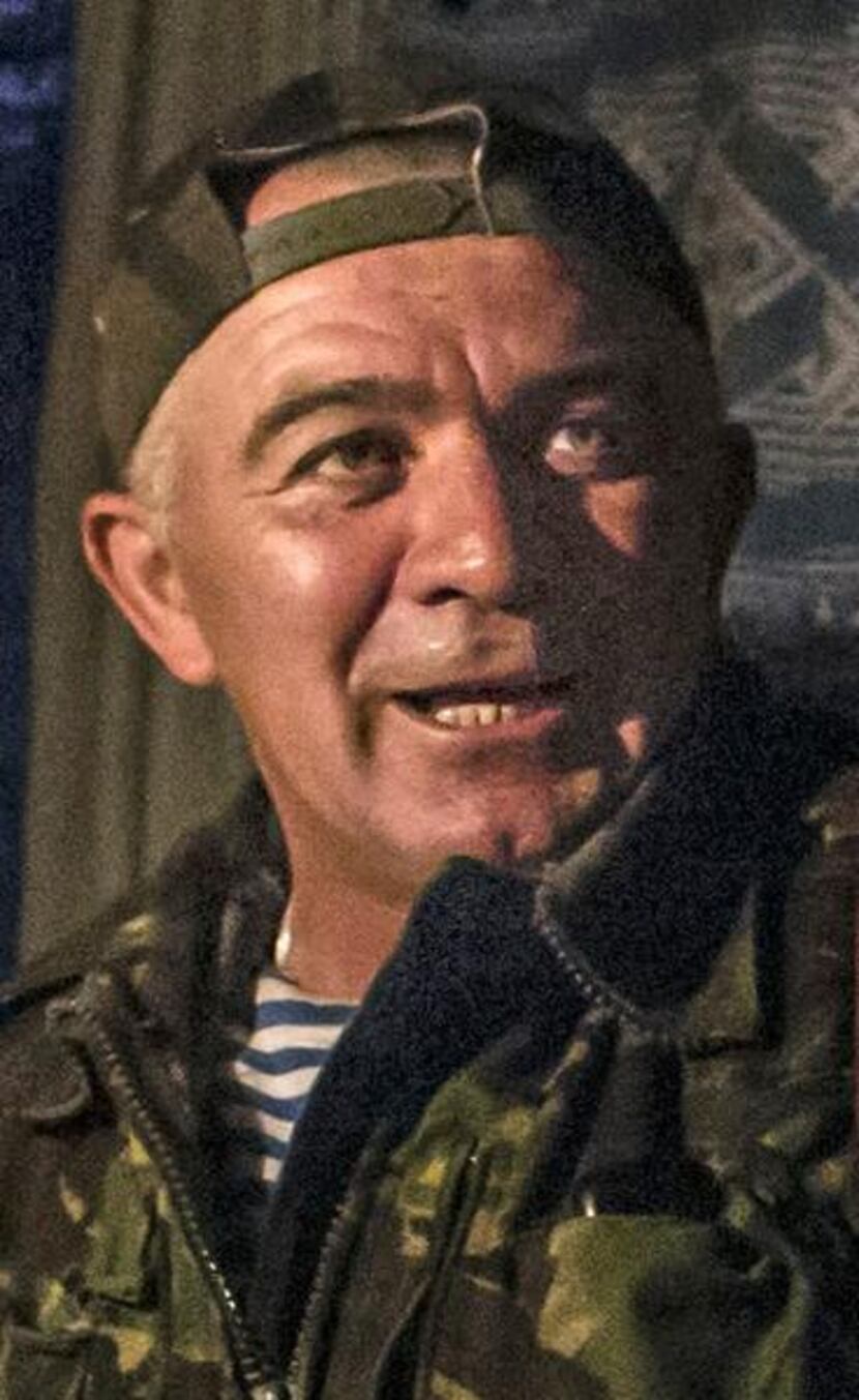 
Known only as Yuri, the leader of separatists in Slovyansk, says: “We have no Muscovites...