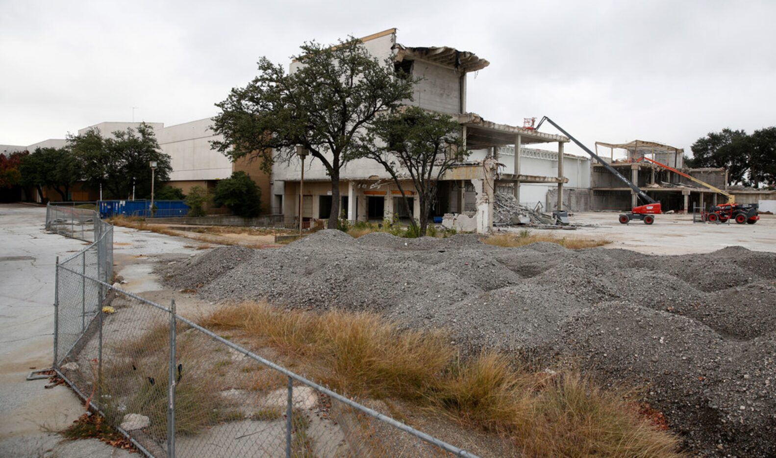 Demoltion continues at Valley View Center in Dallas.